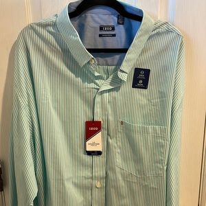 IZOD light blue striped dress shirt